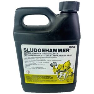 Hercules Sludgehammer 35298 System Restorer Noise Reducer 32oz Boiler Cleaner